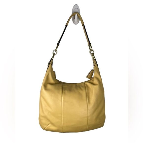 Coach Kristin F22306 in Buttercup Leather Crossbody/Shoulder Bag w/Gold Fittings - Picture 2 of 13